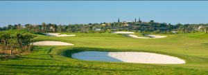 One of the fairways at the Amendoeira Oconnor course