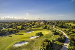 Aerial view of the beautiful Espiche Golf Course