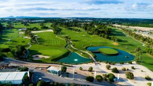 The Lo Romero golf course from the air.
