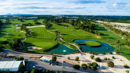 The Lo Romero golf course from the air.